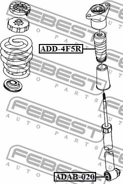 Febest ADD-4F5R - Rezin tampon, asma furqanavto.az