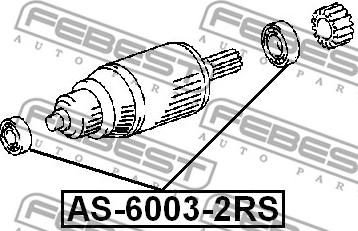 Febest AS-6003-2RS - Poşinq furqanavto.az