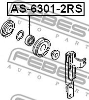 Febest AS-6301-2RS - Poşinq furqanavto.az