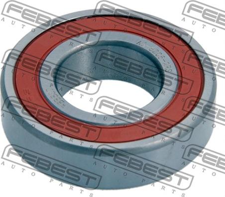 Febest AS-6206-2RS - Dirək valının mərkəzi rulman dəstəyi furqanavto.az