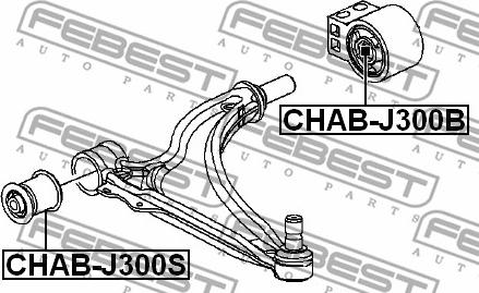 Febest CHAB-J300S - Nəzarət Kolu / Arxa Qol furqanavto.az