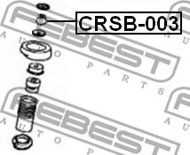Febest CRSB-003 - Spacer Bush, amortizator furqanavto.az