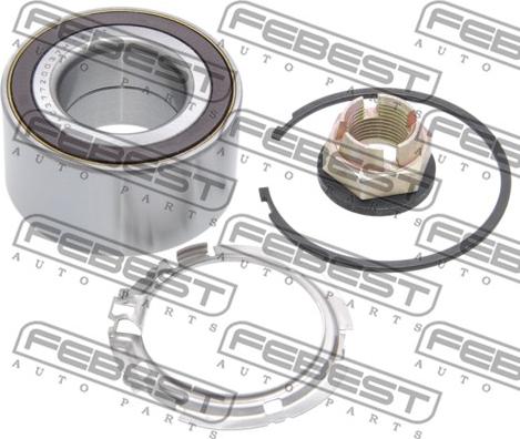 Febest DAC37720037M-KIT - Təkər qovşağı, podşipnik dəsti furqanavto.az