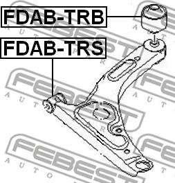 Febest FDAB-TRS - Nəzarət Kolu / Arxa Qol furqanavto.az