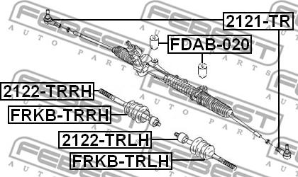 Febest FRKB-TRRH - Körük, sükan furqanavto.az