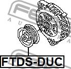 Febest FTDS-DUC - Kasnak, alternator, sərbəst dönərli mufta furqanavto.az