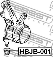 Febest HBJB-001 - Təmir dəsti, top birləşməsi furqanavto.az