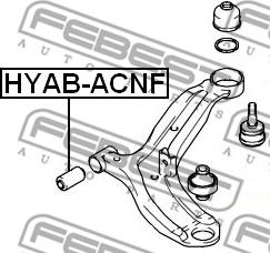 Febest HYAB-ACNF - Nəzarət Kolu / Arxa Qol furqanavto.az