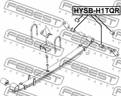 Febest HYSB-H1TQR - Kolu, yarpaq bulaq furqanavto.az