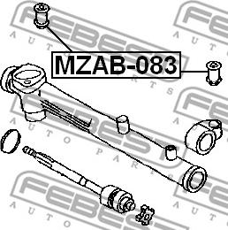 Febest MZAB-083 - Montaj, sükan mexanizmləri furqanavto.az