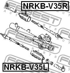 Febest NRKB-V35L - Körük, sükan furqanavto.az