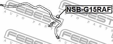 Febest NSB-G15RAF - Dəstək kol, stabilizator furqanavto.az