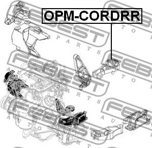 Febest OPM-CORDRR - Tutacaq, mühərrik montajı furqanavto.az