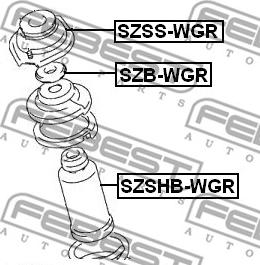 Febest SZSS-WGR - Üst Strut Montajı furqanavto.az