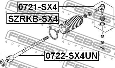 Febest SZRKB-SX4 - Körük, sükan furqanavto.az