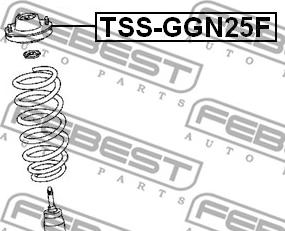 Febest TSS-GGN25F - Üst Strut Montajı furqanavto.az