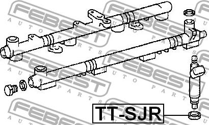 Febest TT-SJR - Möhür, injektor tutacağı furqanavto.az