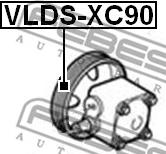 Febest VLDS-XC90 - Kasnak, sükanın gücləndirici nasosu furqanavto.az