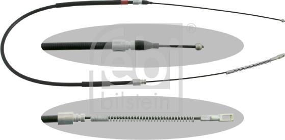 Febi Bilstein 01657 - Kabel, dayanacaq əyləci furqanavto.az