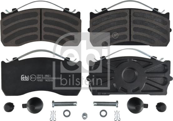 Febi Bilstein 16592 - Əyləc altlığı dəsti, əyləc diski furqanavto.az