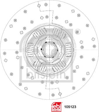 Febi Bilstein 105123 - Debriyaj diski furqanavto.az