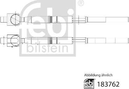 Febi Bilstein 183762 - Daxili Bağlama Çubuğu, Ox Birləşməsi furqanavto.az