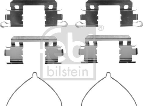 Febi Bilstein 182464 - Disk əyləc pedləri üçün aksesuar dəsti furqanavto.az