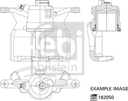 Febi Bilstein 182050 - Əyləc kaliperi furqanavto.az