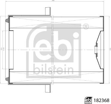 Febi Bilstein 182368 - Hava filtri furqanavto.az