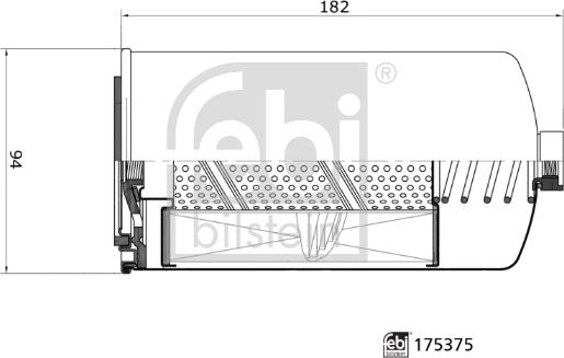 Febi Bilstein 175375 - Yanacaq filtri furqanavto.az