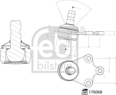 Febi Bilstein 176068 - Billi birləşmə furqanavto.az