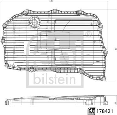 Febi Bilstein 178421 - Hidravlik Filtr, avtomatik transmissiya furqanavto.az