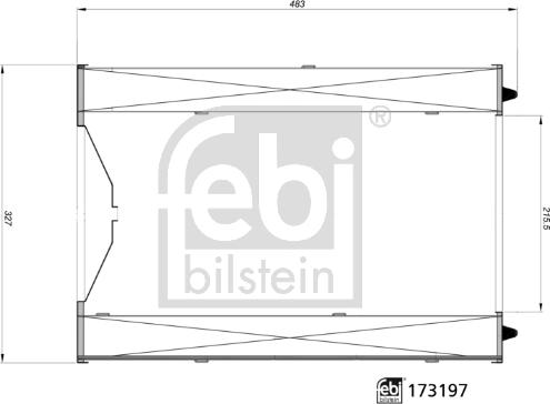 Febi Bilstein 173197 - Hava filtri furqanavto.az