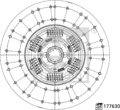 Febi Bilstein 177630 - Debriyaj diski furqanavto.az