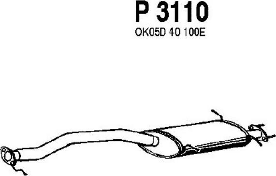 Fenno P3110 - Orta Səsboğucu furqanavto.az