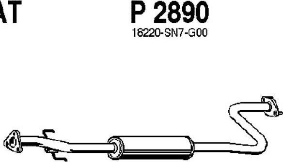 Fenno P2890 - Orta Səsboğucu furqanavto.az