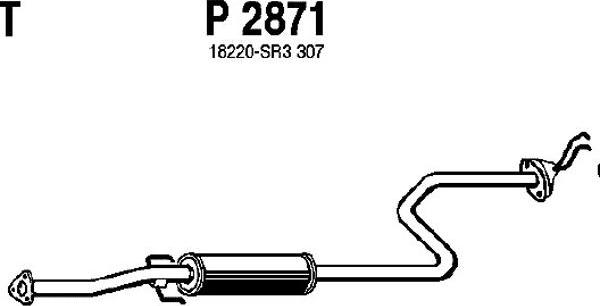 Fenno P2871 - Orta Səsboğucu furqanavto.az