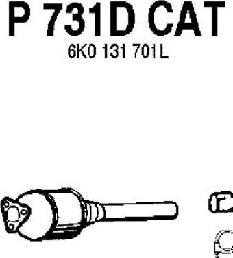 Fenno P731DCAT - Katalitik çevirici furqanavto.az