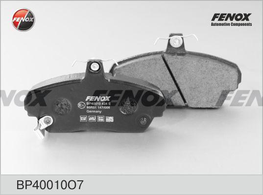 Fenox BP40010O7 - Əyləc altlığı dəsti, əyləc diski furqanavto.az