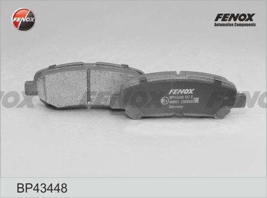 Fenox BP43448 - Əyləc altlığı dəsti, əyləc diski furqanavto.az