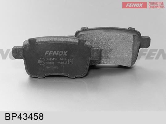 Fenox BP43458 - Əyləc altlığı dəsti, əyləc diski furqanavto.az