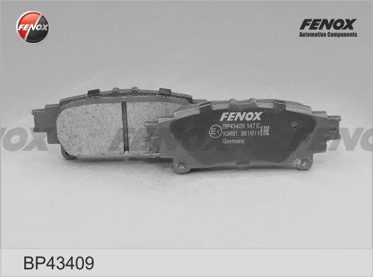 Fenox BP43409 - Əyləc altlığı dəsti, əyləc diski furqanavto.az