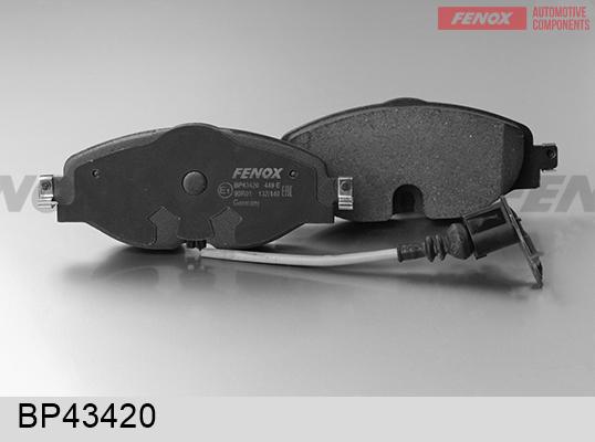 Fenox BP43420 - Əyləc altlığı dəsti, əyləc diski furqanavto.az