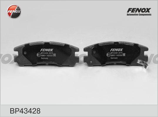 Fenox BP43428 - Əyləc altlığı dəsti, əyləc diski www.furqanavto.az