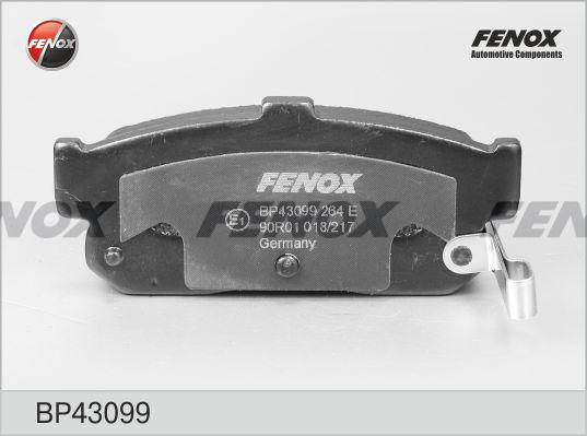 Fenox BP43099 - Əyləc altlığı dəsti, əyləc diski furqanavto.az