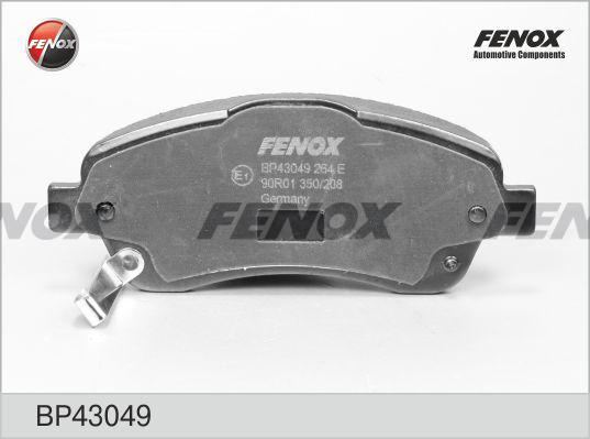 Fenox BP43049 - Əyləc altlığı dəsti, əyləc diski furqanavto.az