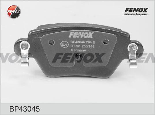 Fenox BP43045 - Əyləc altlığı dəsti, əyləc diski furqanavto.az