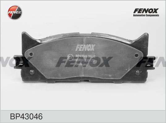 Fenox BP43046 - Əyləc altlığı dəsti, əyləc diski furqanavto.az