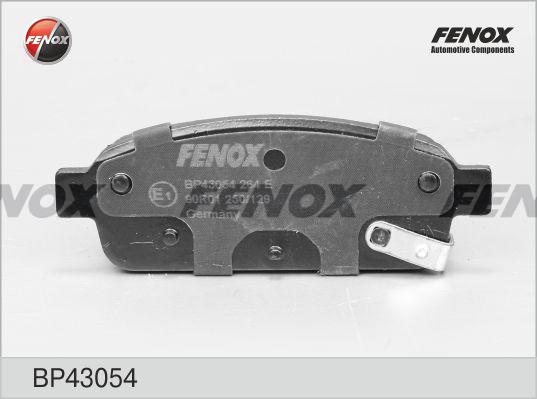 Fenox BP43054 - Əyləc altlığı dəsti, əyləc diski furqanavto.az