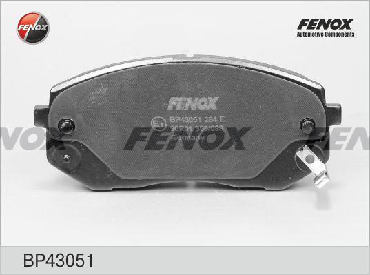 Fenox BP43051 - Əyləc altlığı dəsti, əyləc diski furqanavto.az
